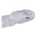 Costway Washable Fluffy Human Dog Bed with Soft Blanket and Plump Pillow-Gray