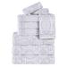 Latitude Run® Cotton Modern Geometric Jacquard Soft Highly-Absorbent Assorted 9 Piece Bathroom Towel Set 100% Cotton | 30 W in | Wayfair