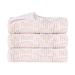 Latitude Run® Cotton Modern Geometric Jacquard Plush Soft Highly-Absorbent Bath Towel Set Of 3 100% Cotton in Gray | 30 W in | Wayfair