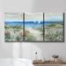 Longshore Tides Seeing The Light Framed On Canvas 3 Pieces Print Canvas, Solid Wood in Brown | 27 H x 54 W x 2 D in | Wayfair