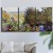 Winston Porter Pieces Of Yakima Canyon Framed On Canvas 3 Pieces Print Canvas, Solid Wood in Brown | 27 H x 54 W x 2 D in | Wayfair