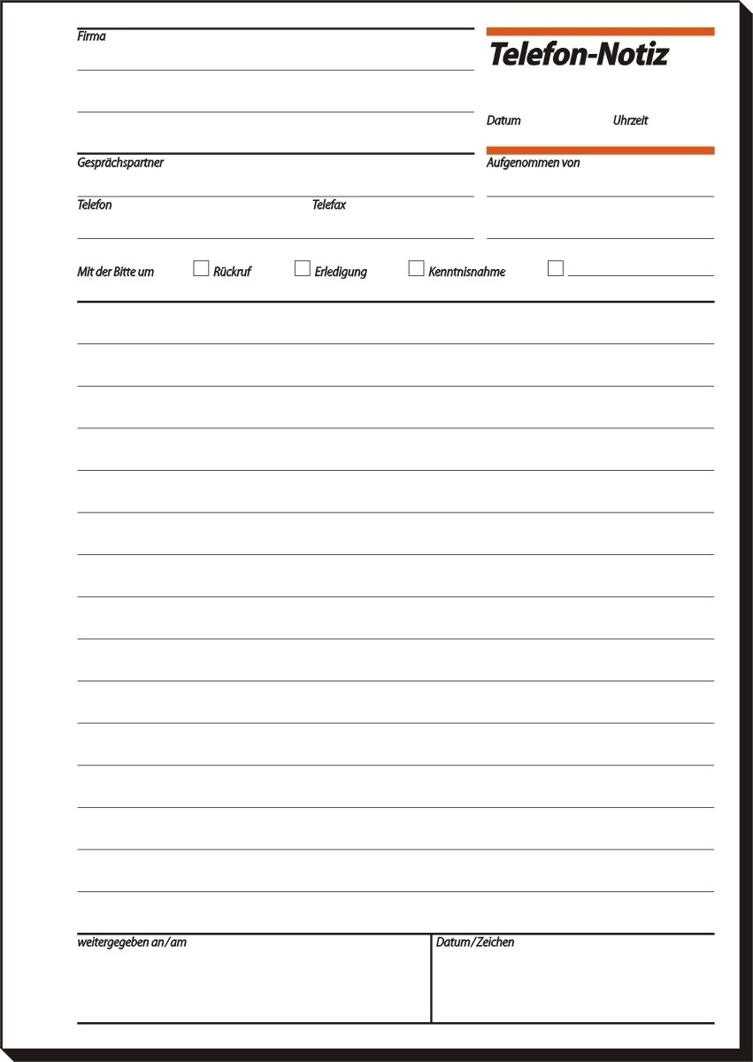 Sigel Formularbuch Telefonnotiz A5 VE=50 Blatt Image