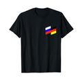 deutsch russische Freundschaft Frieden Deutschland Russland T-Shirt