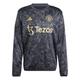 "Manchester United adidas Stone Roses Pre Match Warm Top - Black"