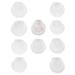 10 Pcs Decor Sea Shells for Crafts Mom Birthday Gifts White Scallop Shell Scallop Shells Scallop Plates for Food Mother