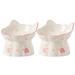 2 Pcs Cat Bowl Dog Bowls Ceramic Pet Bowls Cat Water Bowl Pet Feeding Tool Pet Ceramic Bowl Pet Ceramic Bowl Ceramics Cats