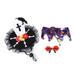 Pet Costume Set Dog Holiday Accessories for Cat Hat Glasses & Cute Col