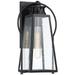 Minka Lavery Halder Bridge 16 1/2 High Sand Black Outdoor Wall Light