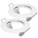 2pcs Recessed Lighting Trim GU10 Recessed Light Cover Can Light Trim Cover