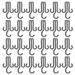 24 Pcs Shoe Rack Suction Cup Hooks Coat Hangers Hanging Organizer Cycling Holder Bike