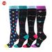 Compression Socks for Women & Men Circulation-Compression Socks 20-30 mmHg for Running Sport Nurse Travel Edema New