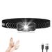 Super Bright Headlamps 7 Light Modes Motion Sensor Headlight LED Rechargeable Comfortable Head lamp for Adult Kid Lightweight Adjustable Headband for Outdoor Camping Running Walking