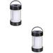 2 Pieces Solar Light Camping Lantern Exterior Powered Lights Tent Lamp Campfire Abs