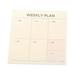 60 Sheets Note Pads 2023 Diary Planner Book Tab Office Notepad Square Memorandum Dating