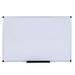 VIZ-PRO Magnetic Whiteboard/Dry Erase Board 40 X 30 Inches Silver Aluminium Frame