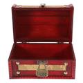 Wooden Pirate Treasure Chest Box Versatile Jewelry Storage Case Wood Chest Box With Password Lock