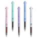5 Pcs Come Pen Ballpoint Pens 3-in-1 Three Color Gel Wear-resistant Multicolor Triple Plastic Student