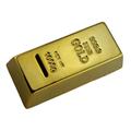 Gold Brick Piggy Bank Gold Bullion Piggy Bank Coin Container Dollar Gold Brick Coin Bank