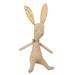 TINYSOME 6.69x8.27in Soft Stuffed Rabbit Kids Toy Accessories Early Educational Toys