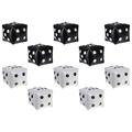 10 Pcs Dice Birthday Party Decorations Themed Supplies Balloon Six Sides Game Night