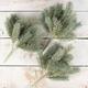 Pack Of 3 Artificial Round Tip Pine Bushes By - Natural Touch Holiday Greenery For Christmas Arrangements And Winter Decorations