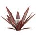 Artificial Plant Fake Agave Plant LED Light Plant Faux Agave Plant Plant iron glass Fake Plant Decoration