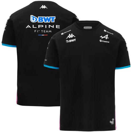 Alpine F1 Team 2024 T-Shirt – Schwarz – Kinder