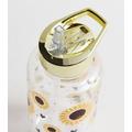 Sunflower Print 1L Water Bottle New Look