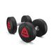 Ziva ZVO Urethane Dumbbell Sets - Red Logo, 22-30kg (5prs)