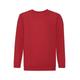 Fruit of the Loom Childrens Unisex Set In Sleeve Sweatshirt (Red) - Size 7-8Y