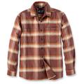 Carhartt - Flannel L/S Plaid Shirt - Shirt size XXL, brown