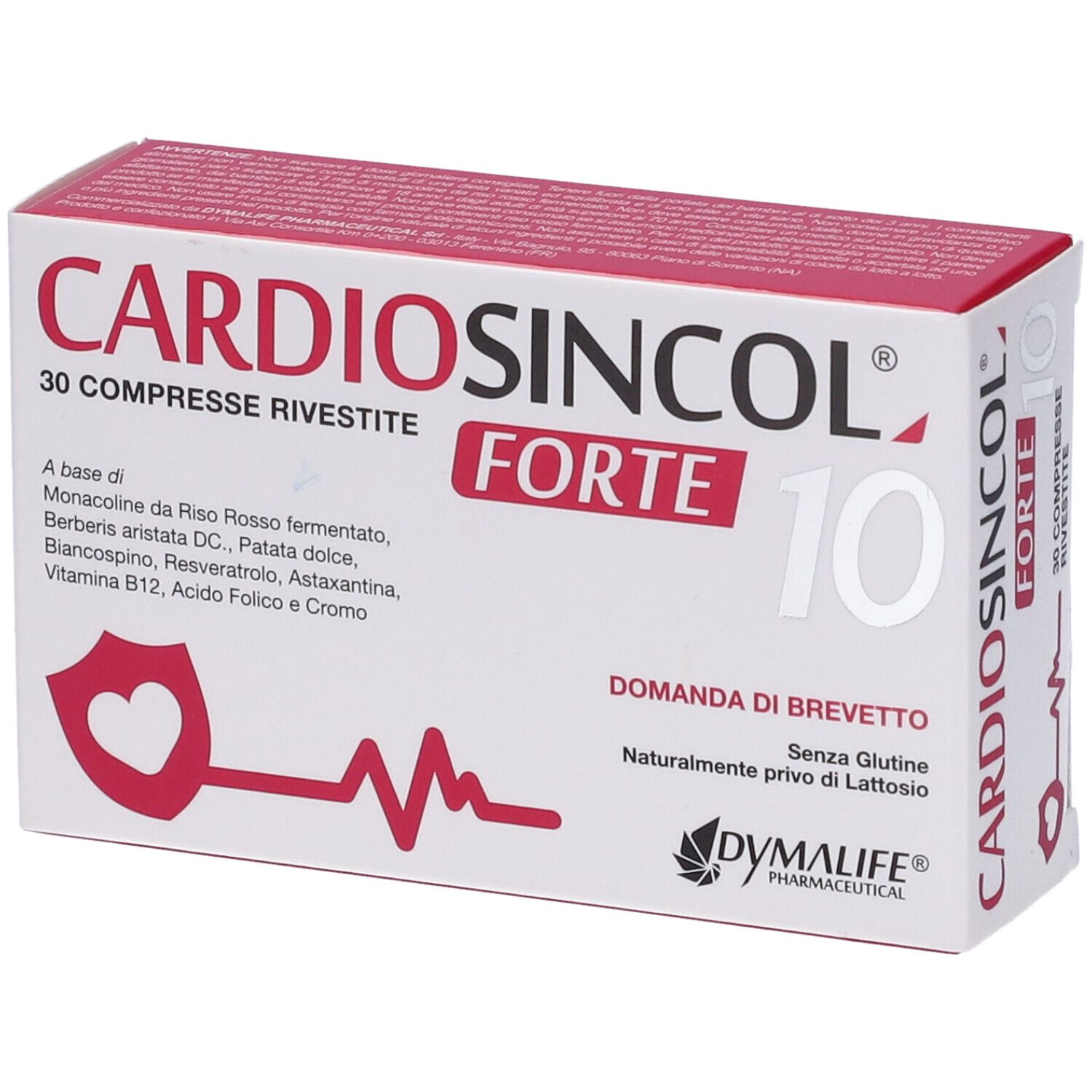 Cardiosincol 10 Forte 30 Compresse Rivestite 34,5 g rivestite con film