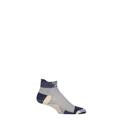 Mens and Ladies 1 Pair Reebok Technical Cotton Ankle Technical Yoga Socks Navy / Grey 8.5-10 UK