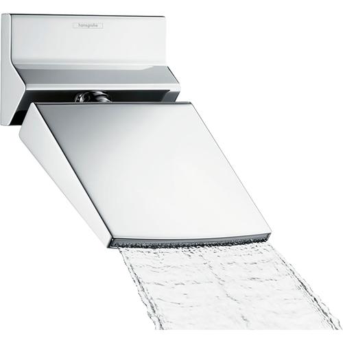 Regenduschkopf HANSGROHE ""Raindance Rainfall"", silber (chrom), B:15,3cm H:18,6cm T:16,4cm, Duschköpfe, 15cm, 1 Strahlart, chrom