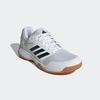Hallenschuh ADIDAS PERFORMANCE, Gr. 42,5, schwarz-weiß (cloud weiß, core schwarz, gum10), Textil, Synthetik, sportlich, Schuhe, geeignet für jeden Hallensport