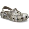 Clog CROCS "Classic Camo K" Gr. 33, braun (mushroom, multi) Kinder Schuhe