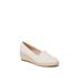 Wide Width Women's Kamilla Pump by LifeStride in Cream Fabric (Size 9 W)