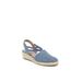 Wide Width Women's Katrina 2 Espadrilles by LifeStride in Blue Denim Fabric (Size 10 W)