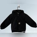 Carhartt Jackets & Coats | Carhartt -Boys' Flannel Quilt Lined Active Jac-Euc- Size: Xs (6y) - Caviar Black | Color: Black | Size: 6b