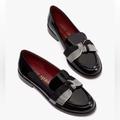 Kate Spade Shoes | Kate Spade Leandra Loafer Shoes | Color: Black/Silver | Size: 8