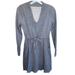 Anthropologie Dresses | Anthro Saturday Sunday Grey Sweatshirt Soft Mini Dress Cinch Waist Tie Xs | Color: Gray | Size: Xs