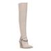 Jessica Simpson Shoes | Jessica Simpson Womens Beige Comfort Langer Pointed Toe Block Heel Boots 5.5 M | Color: Tan | Size: 5.5