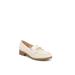 Wide Width Women's Sonoma Flat by LifeStride in White Faux Leather (Size 7 W)
