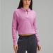 Lululemon Athletica Sweaters | Lululemon Collared Merino Wool-Blend Sweater | Color: Pink | Size: S