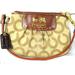 Coach Bags | Coach Golden Brown Signature Canvas Oversize Clutch Wristlet | Color: Brown/Cream | Size: Os