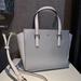 Kate Spade Bags | Kate Spade Two Tone Grey Lavender Saffiano Leather Satchel Shoulder Bag | Color: Gray/Purple | Size: Os