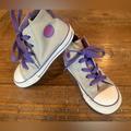 Converse Shoes | Converse Girls Shoes Size 9 | Color: Gray/Purple | Size: 9g