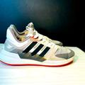 Adidas Shoes | Adidas Run 90s Gray Solar Red Ee9871 Sneakers Shoes Men's Size 12 | Color: Black/White | Size: 12