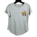 Disney Tops | Disney Pluto & Disney Dogs T-Shirt Medium Womens Off White Tshirt T Shirt Tee | Color: Red/White | Size: Medium