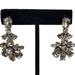 J. Crew Jewelry | J Crew Rhinestone Dangle Earrings Posts Flower Cluster Statement Runway | Color: Gold | Size: Os